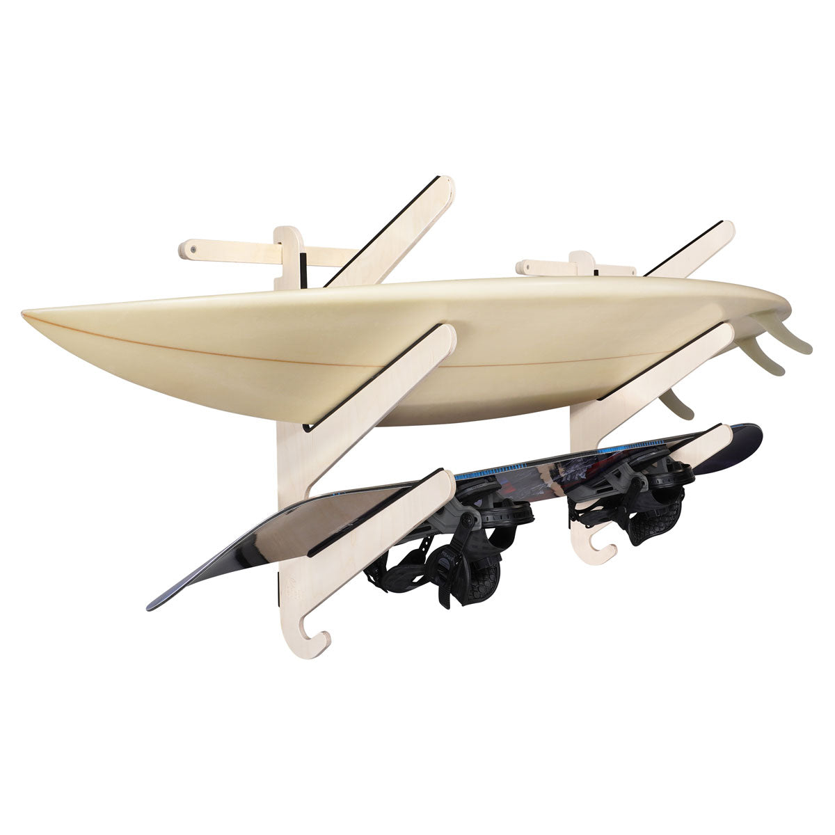 Surfboard Wall Mounts Wood