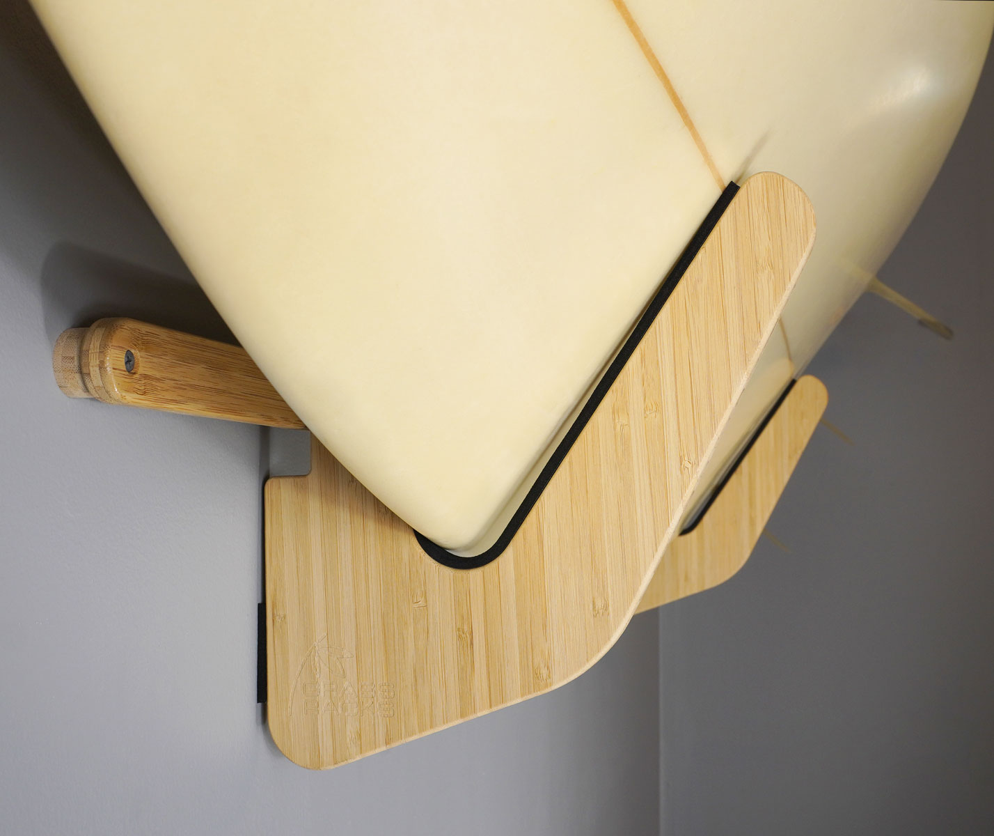 Wall Surf Rack Bamboo Wood