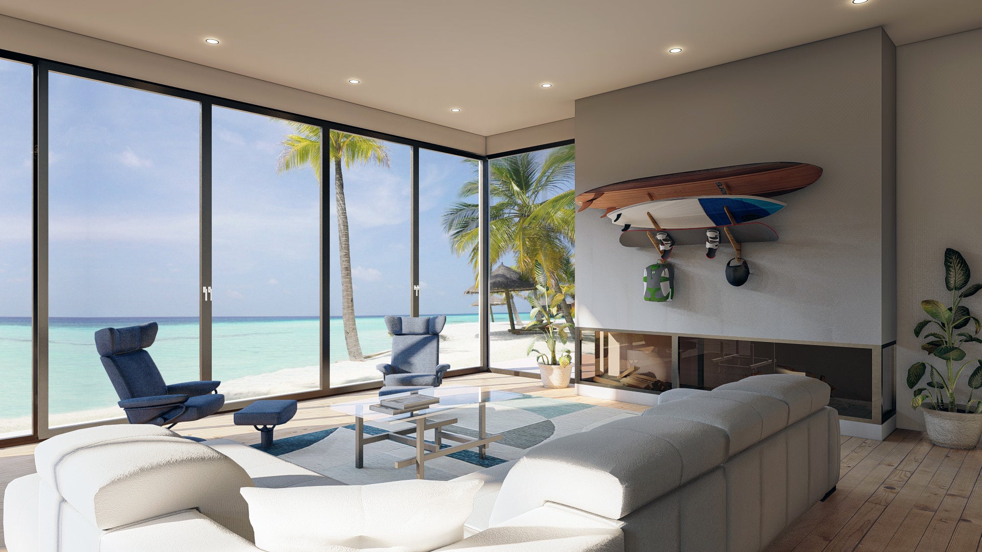 3 Surfboard Wall Storage