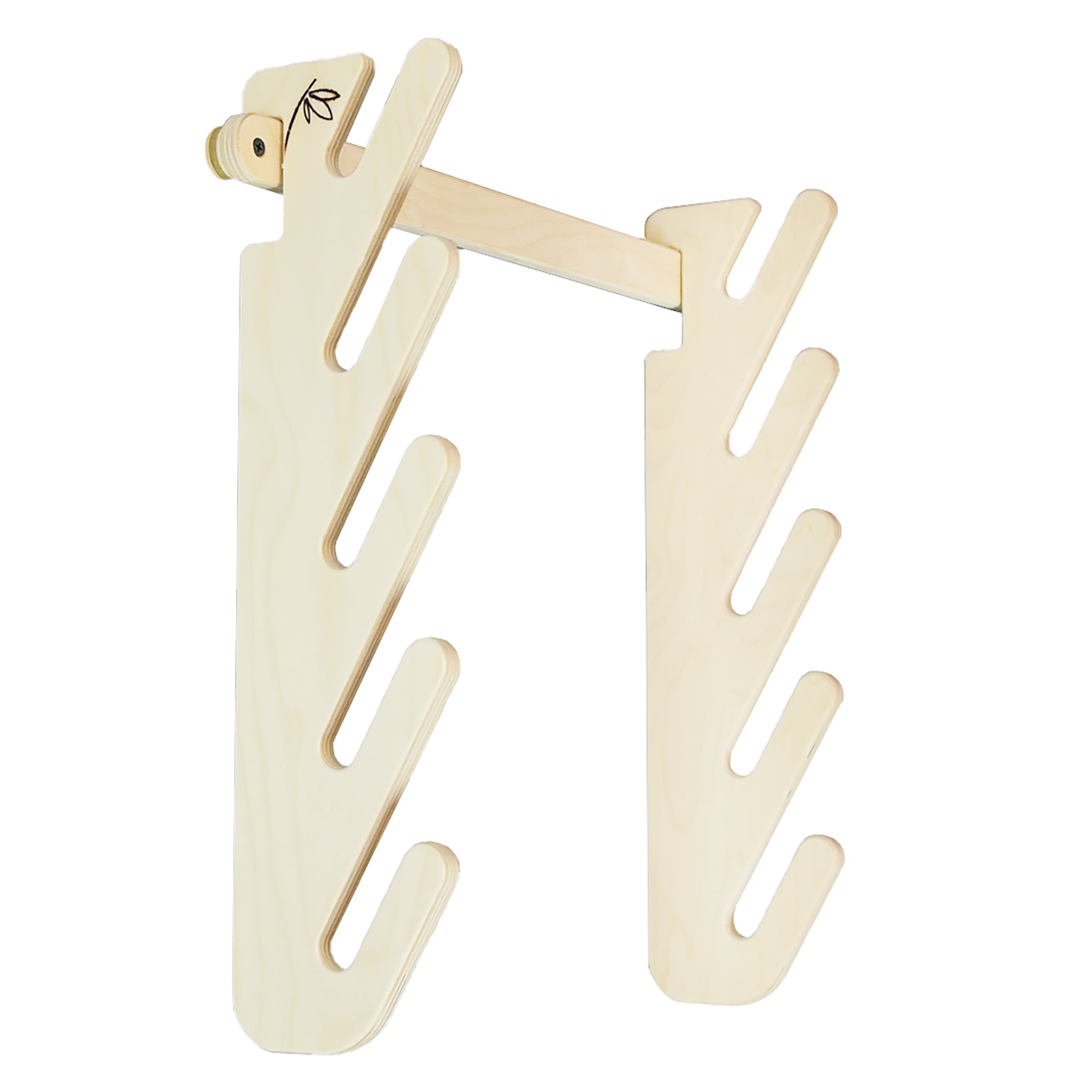 Skate Deck Rack | Horizontal Wall-Mounted Indoor Skateboard Rack - The Lana`i Series