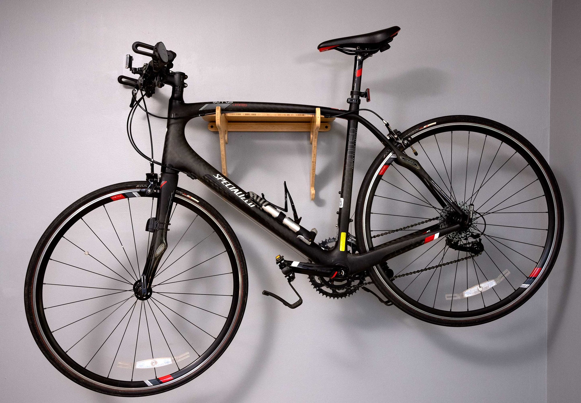 Bamboo Bike Rack - Bamboo Bike Shelf for Road Bikes