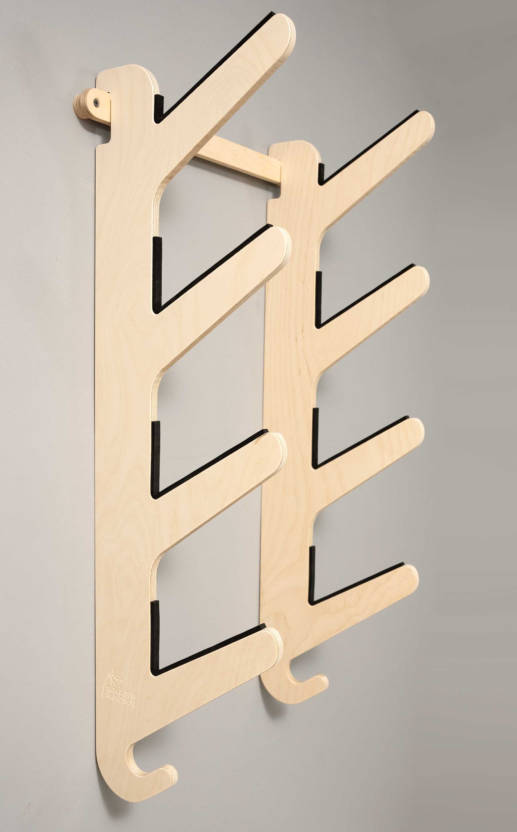 Snowboard Rack | Skateboard Rack | Horizontal Snowboard Wall Mount - Moloka`i Series