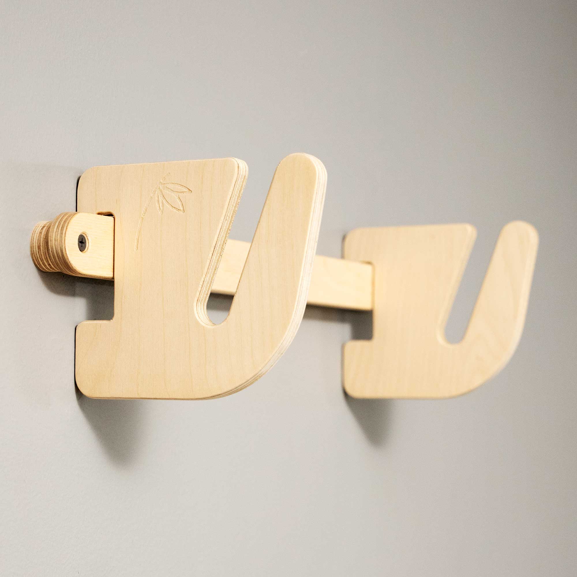Snowboard Rack | Skateboard Rack | Horizontal Snowboard Wall Mount - Moloka`i Series