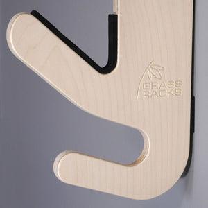 Birch Wood Best Indoor Ski Rack - Grassracks Hallsteiner