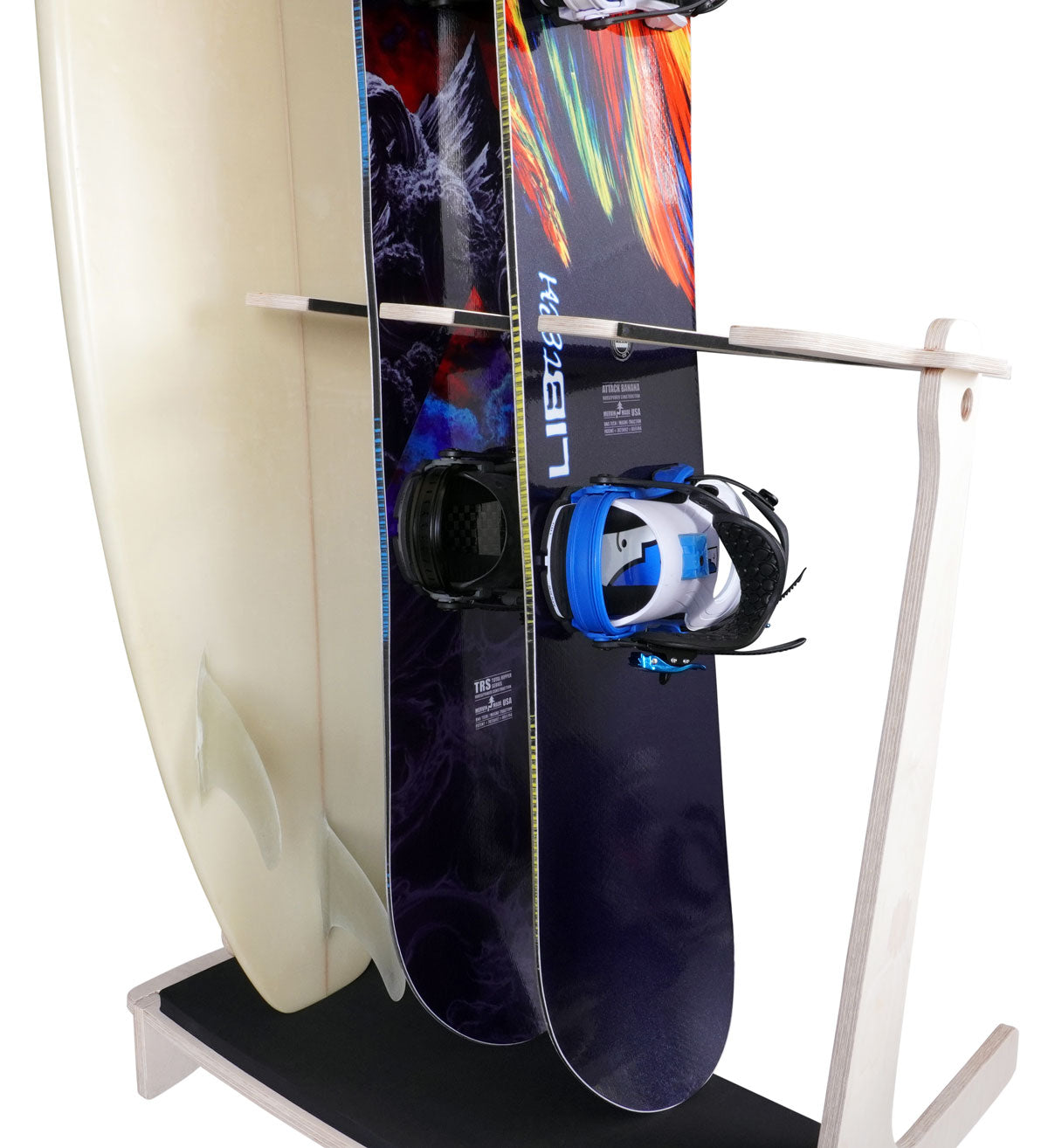 Freestanding Surfboard Racks Birch Wood Grassracks