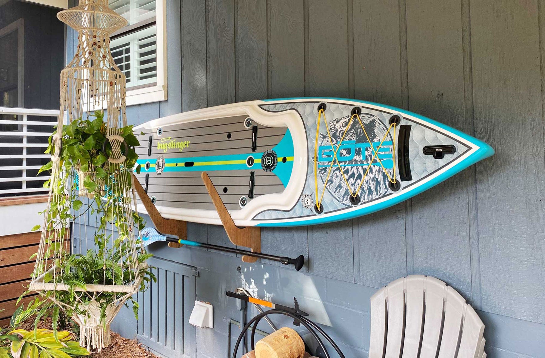 Pallet Sup Board Holder Surfboard Storage Rack Paddle Board Wall