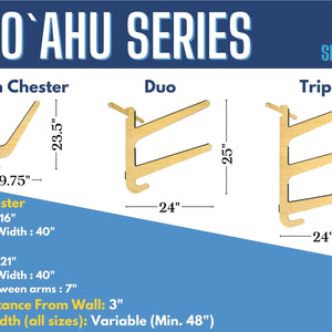 Paddleboard Rack Size Chart Grassracks O'ahu