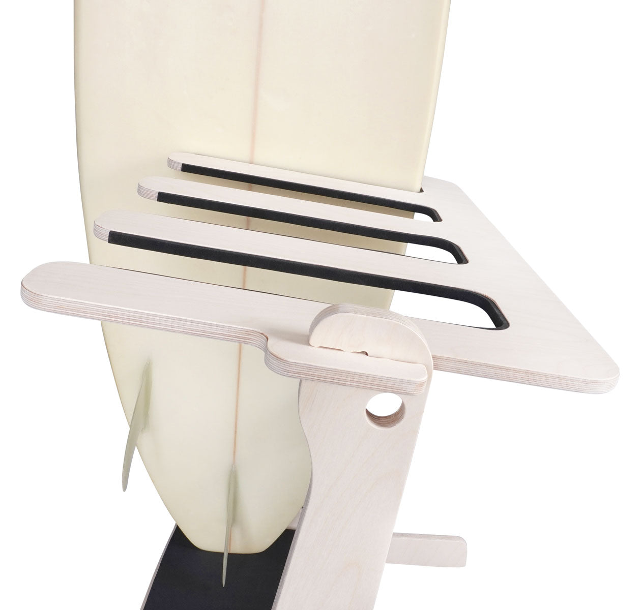 Surfboard Vertical Rack Birch Wood Grassracks