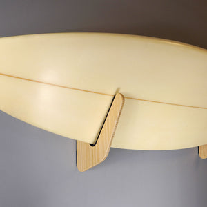 Surfboard Wall Mount Bamboo Wood