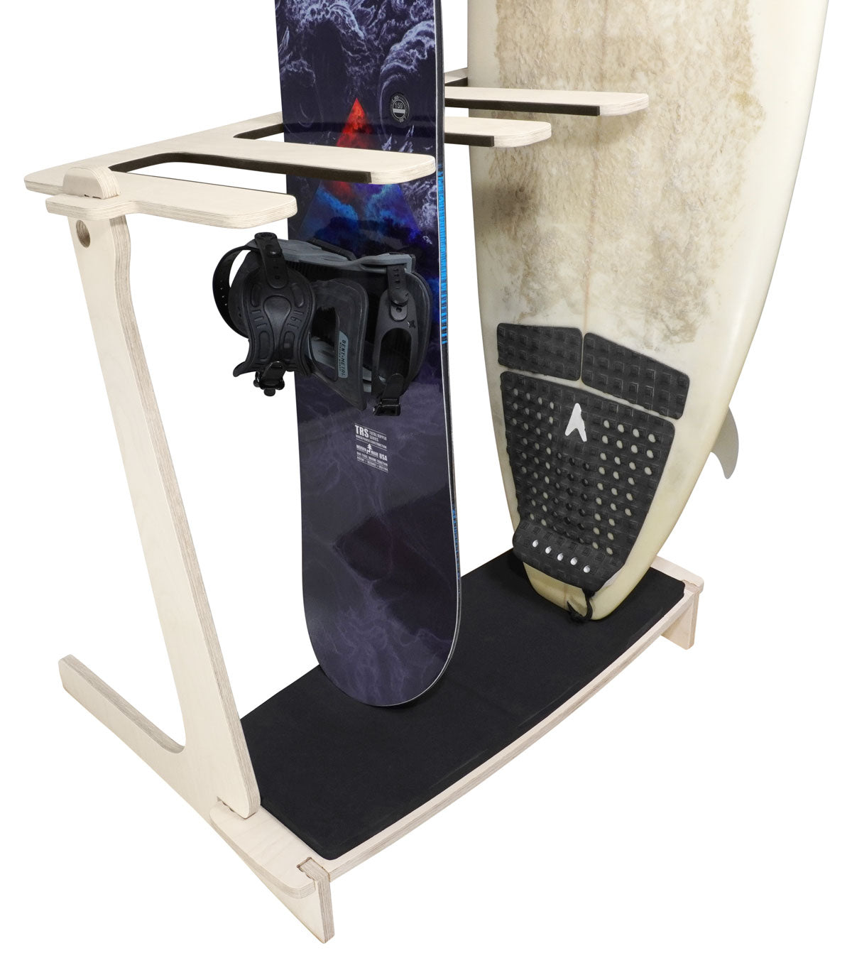 Vertical Surfboard Racks Birch Wood Grassracks