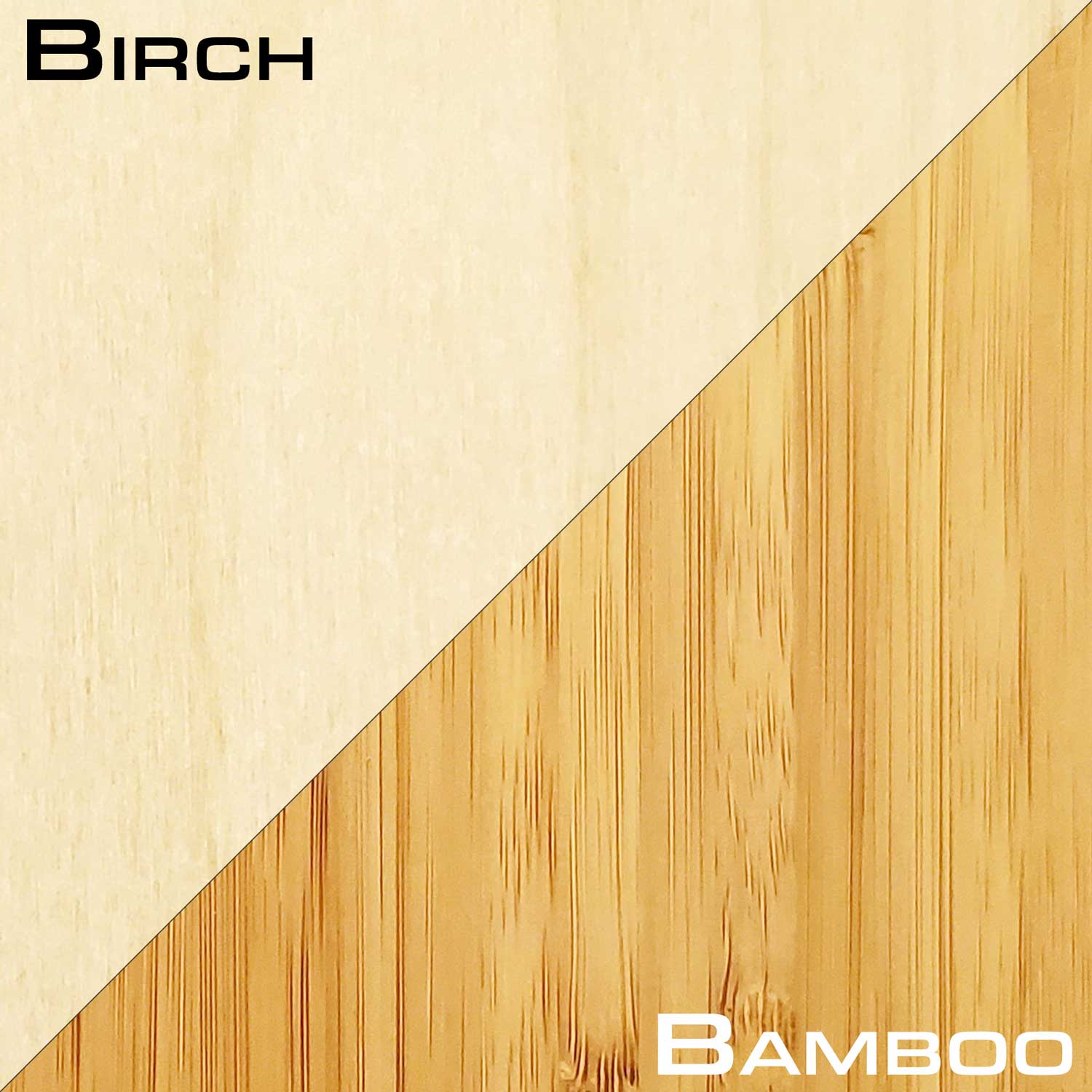 Birch and Bamboo Comparison