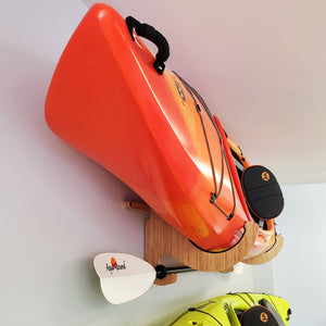 Wooden Kayak Rack for Wall