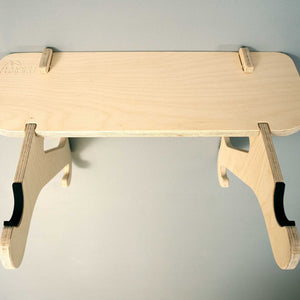 Indoor Bike Shelf - Wall Mounted Bike Rack Birch