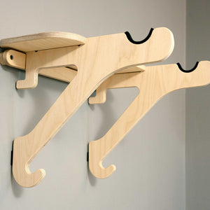 Birch Wood Bike Shelf for Indoor Bike Storage