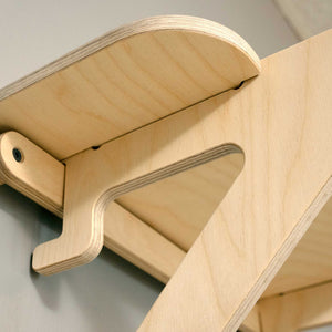 Indoor Bike Hanger - Birch Wooden Bike Wall Mount