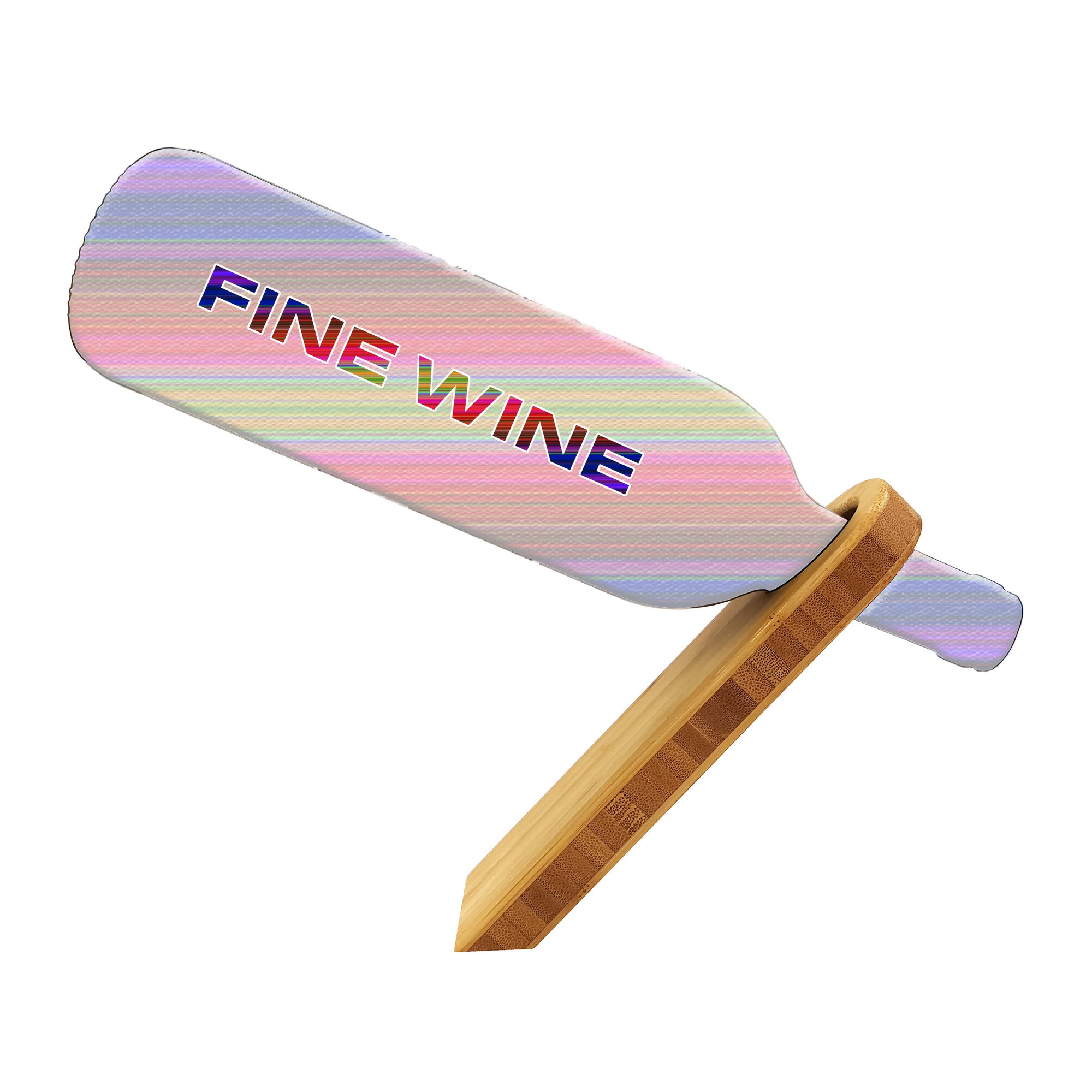 Bamboo Floating Wine Rack for Deserving Bottles