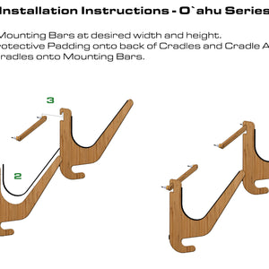 SUP Rack Installation Instructions - Bamboo Paddleboard Rack by Grassracks