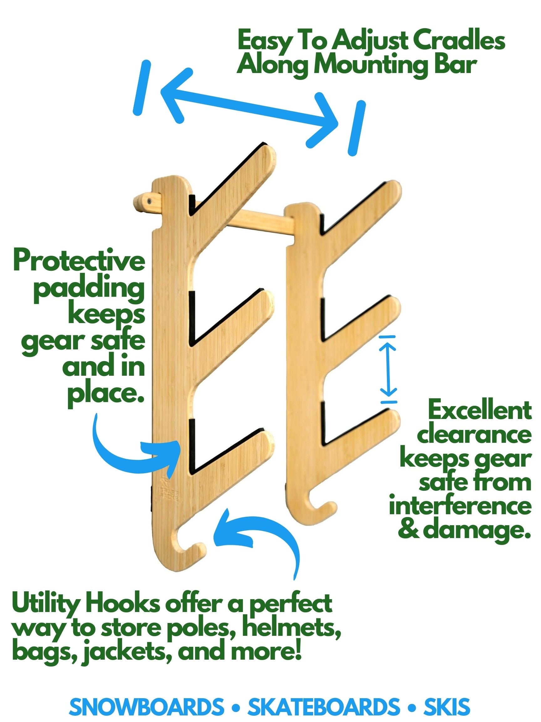 How to hang a skateboard in 3 ways