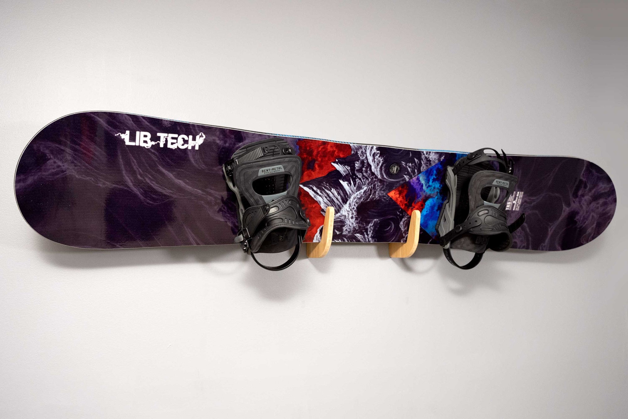 Single Snowboard Mount - Bamboo