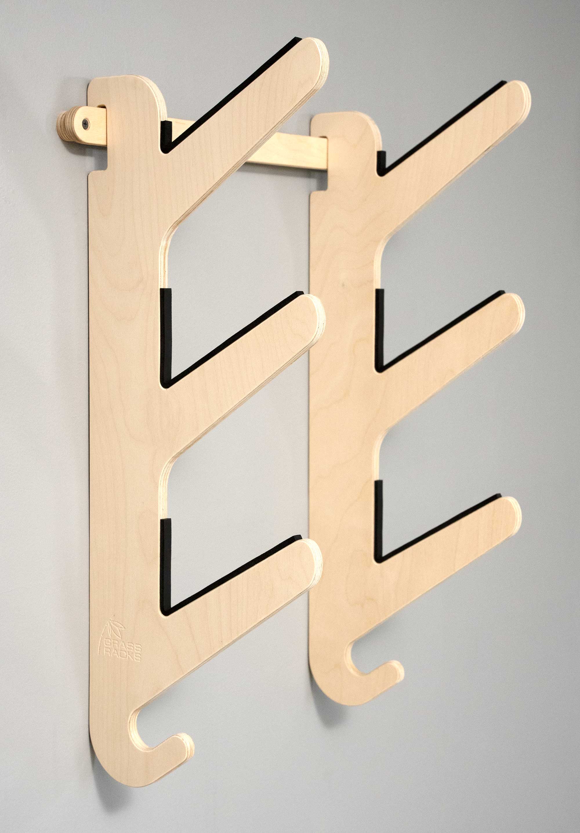 Snowboard Rack | Skateboard Rack | Horizontal Snowboard Wall Mount - Moloka`i Series