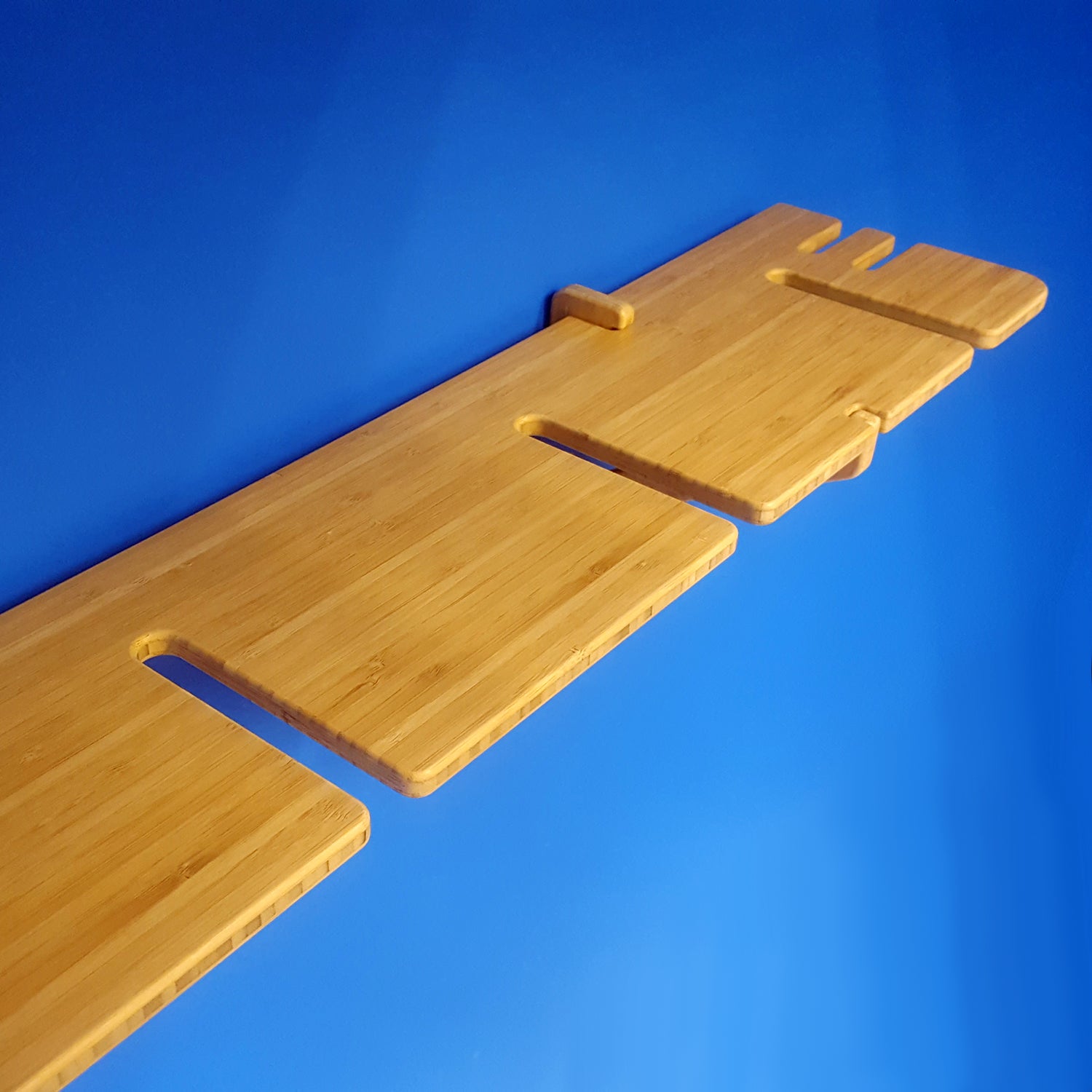 Bamboo & Birch Ski Rack | Vertical Wall-Mounted Indoor and Garage