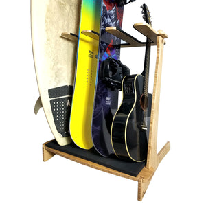 Freestanding Surf Rack; Guitar Rack, Snowboard Rack; Wakeboard Rack