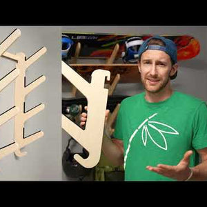 Indoor Snowboard Rack & Skateboard Rack - Grassracks Moloka'i Series