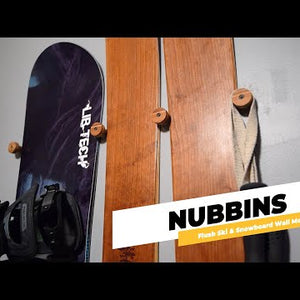 Flush Snowboard Rack - Indoor Snowboard Wall Mount